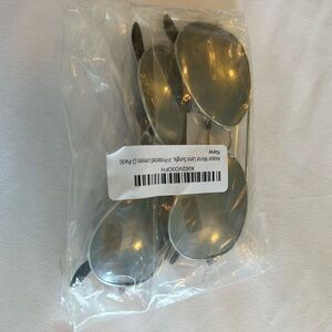 Silver Metal Aviator Sunglasses Brand New package of two